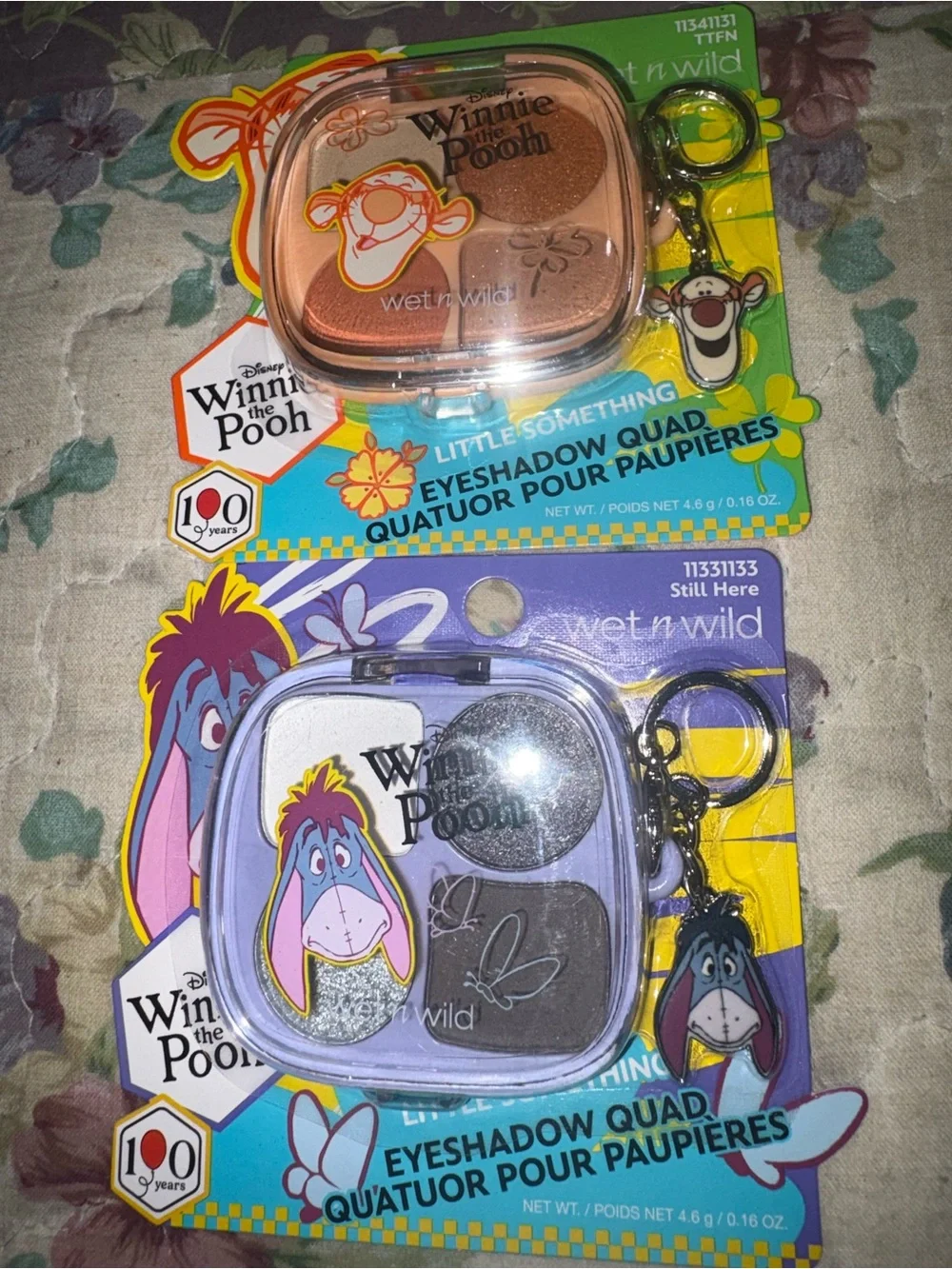 wet n wild Winnie the Pooh Eyeshadow Quad — Purple & Silver & Gray